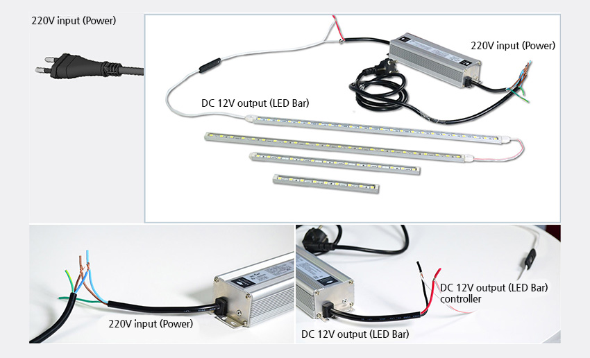 ULLBIT LED SMPS | Wire Connection Diagram (basic) 