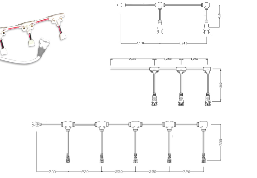 Connector / Distribution Cable